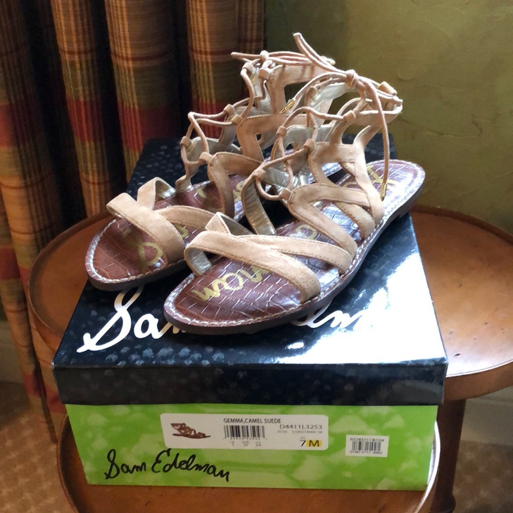 Sam Edelman Lace-Up Sandals (size 7)